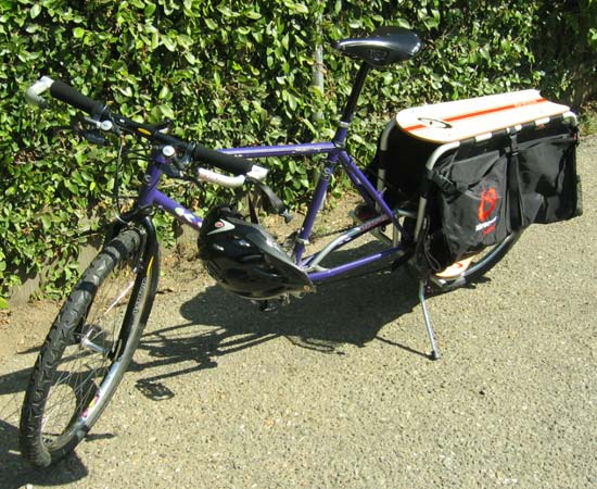 1992 Kona Lava Dome with Xtracycle