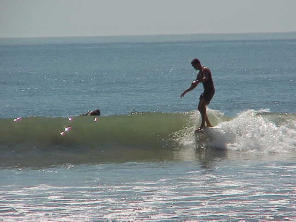 Noseriding at Rincon