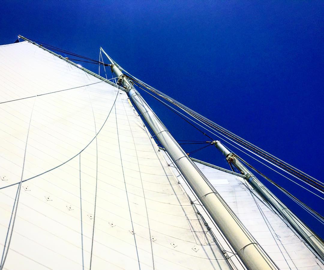 Another dream fulfilled: sailing aboard a schooner.