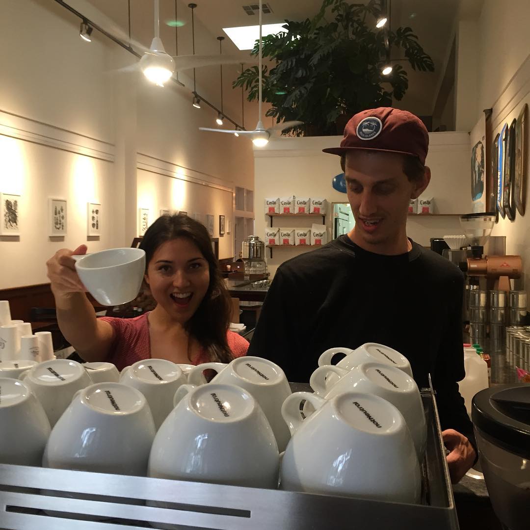 So I walk into @thefrenchpress, see @mulchiro and @skylarbryce just as @gardensandvilla's Domino comes on the speakers. Pure muthafuckin' magic #youcantexplainthat