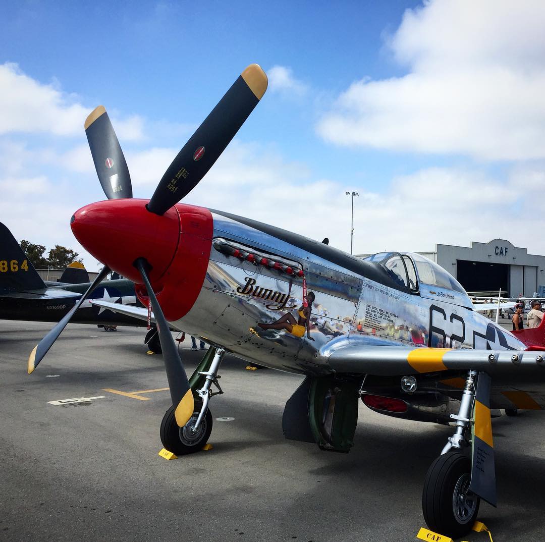 P-51D Mustang “Bunny” as flown by Lt.Col. Robert Friend of the Tuskegee Airmen in WWII.