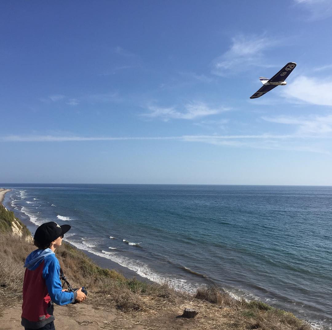 The wind was so good today