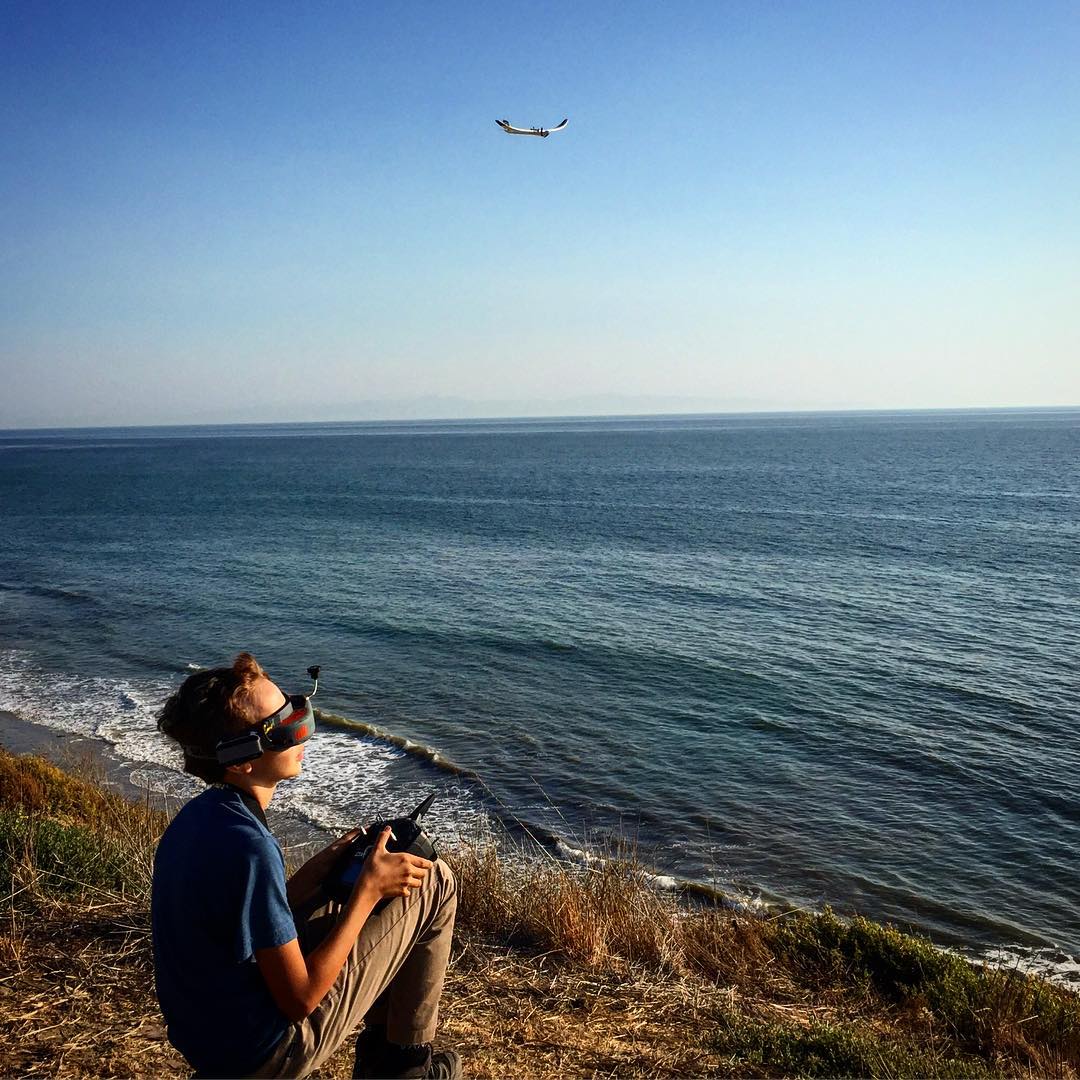 FPV slope soaring