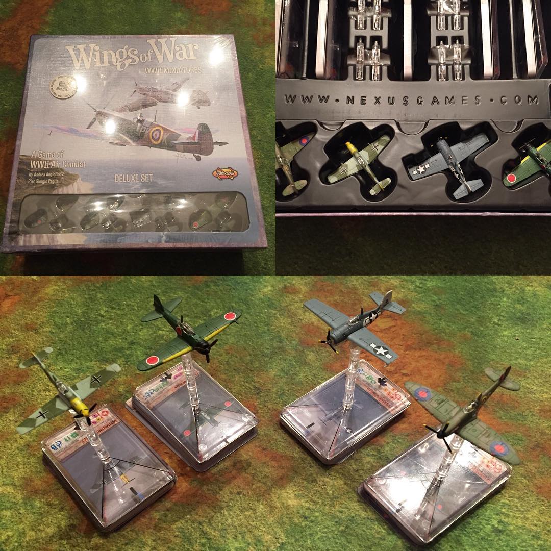 So hyped to find a NIB #wingsofwar Deluxe Set. These are very rare miniatures that we’re stoked to add to our #wingsofglory collection.