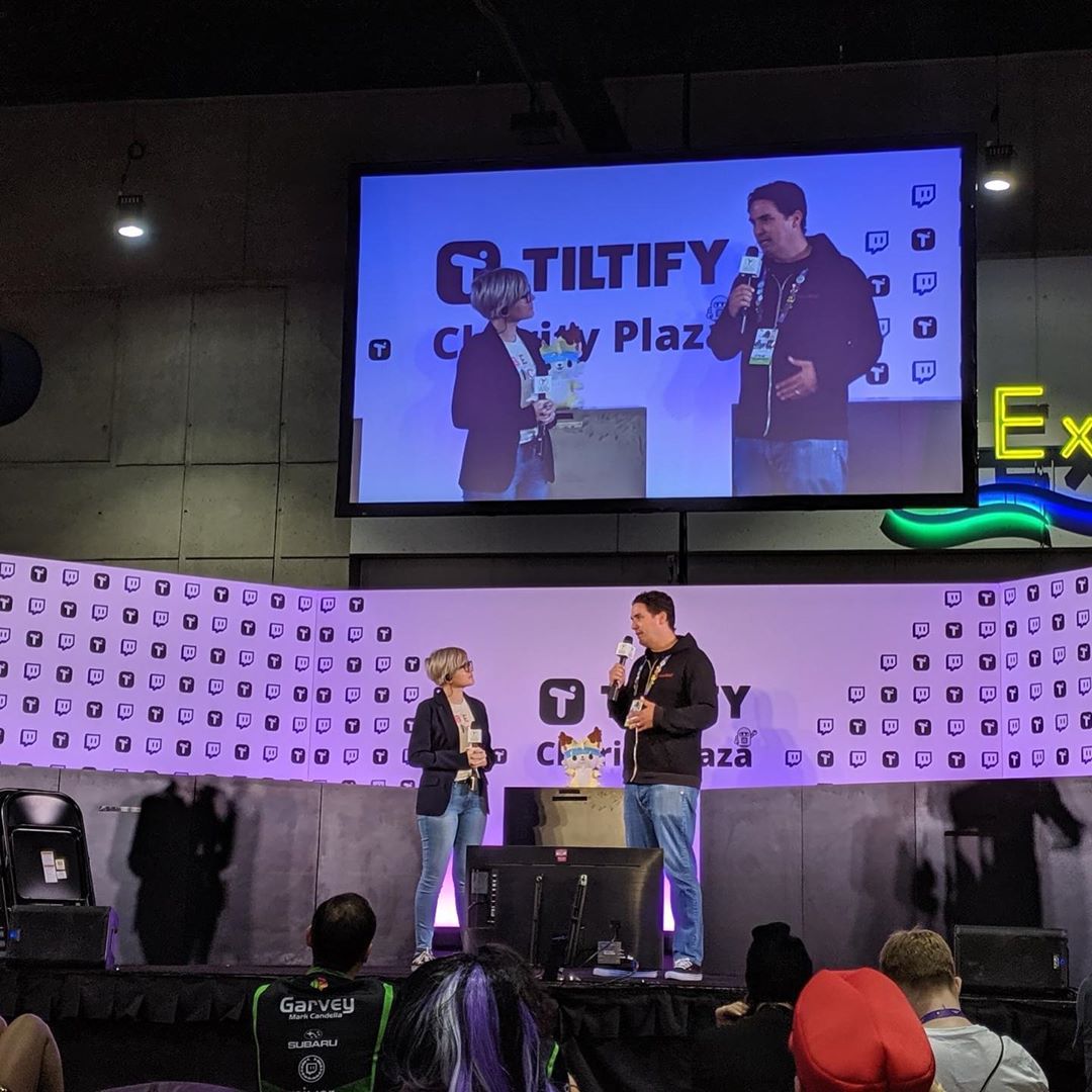 I was asked to speak about @directrelief on the Charity Plaza stage at #twitchcon2019. Shoutout to my friend Shado_Temple for snapping the pic!