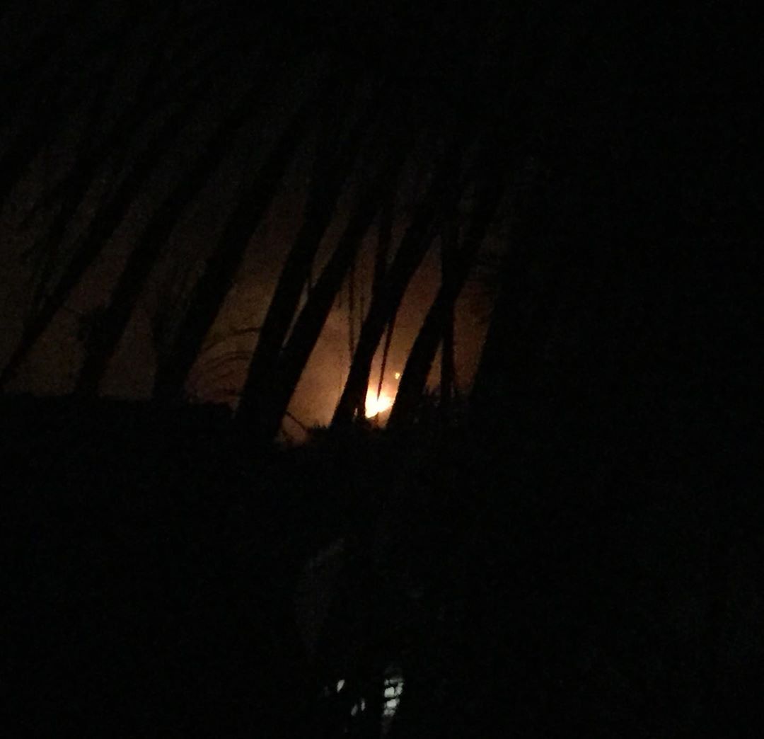 Can see flames from our place but the darkness makes them look closer than they are. No evac order yet but we’re standing by.